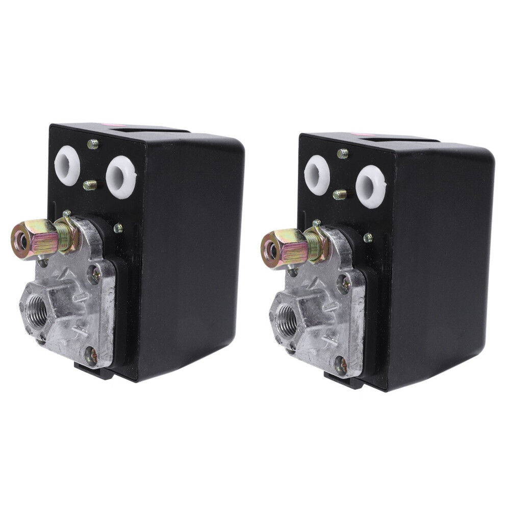 2X 2-Phase 220V 15A Air Compressor Pressure 9-12Kg Pressure Switch For Compressor Air Compressors Switch Control Tools 4761833219958