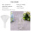 500 Pcs/Lot Plastic Small Funnels for Perfume Liquid Essential Oil Filling Empty Bottle Packing Tool 3