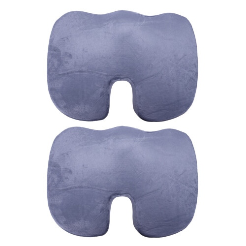 2X Cushion Premium Orthopedic Coccyx Sciatica Cushion Wheelchair Office Chair for Lower Back Tailbone Pad