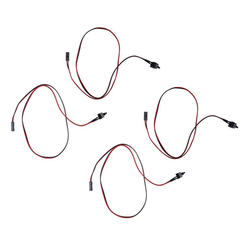 4 Pack 2 Pin SW PC Power Cable On/Off Push Button ATX Computer Switch Wire 45cm