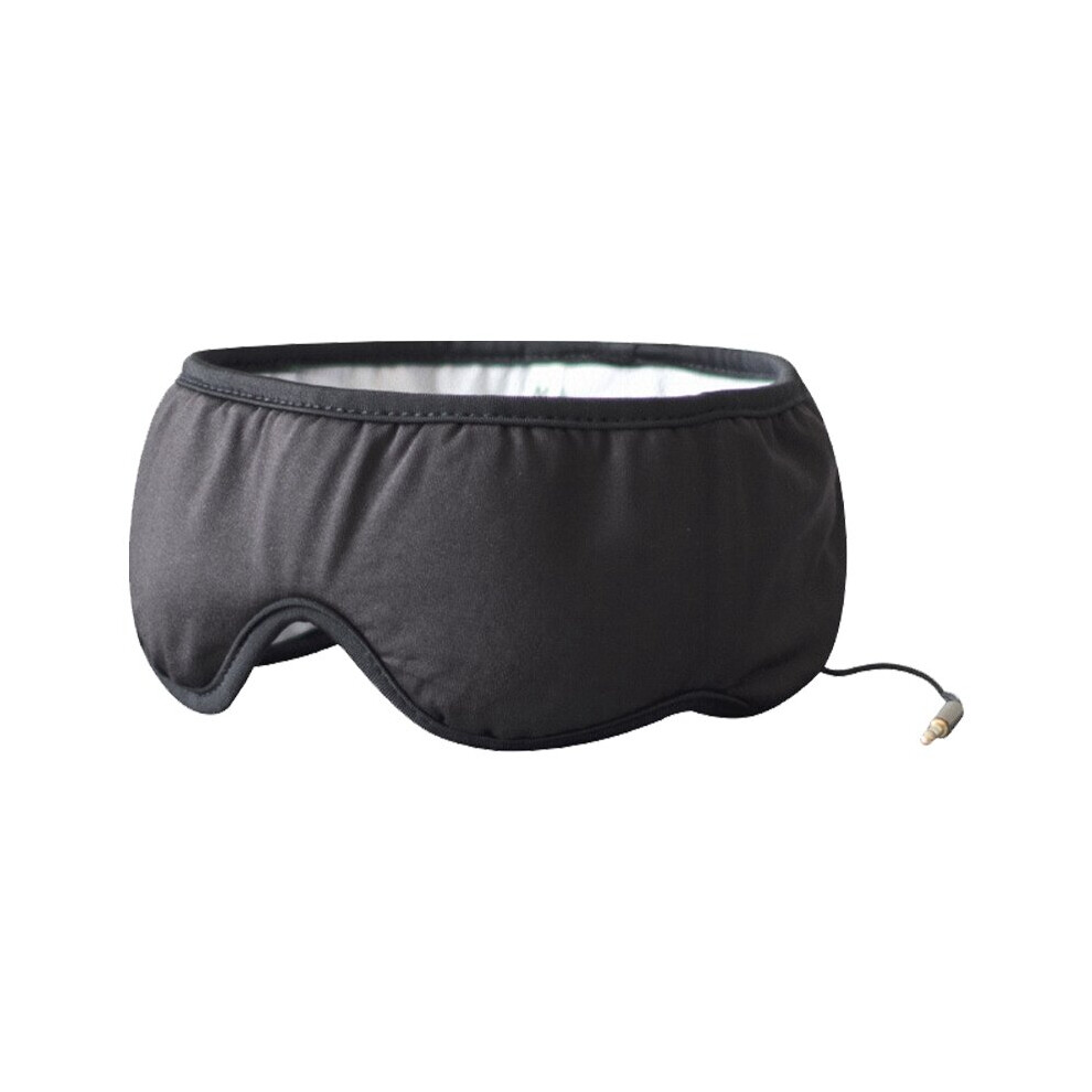 Tlily Sleep Headphones Comfortable Washable Eye Mask With Built-In Earphone For Sleeping L