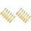 Quarter Inch Adapter, 6.35mm (1/4 Inch) Male to 3.5mm (1/8 Inch) Female Headphone Jack Plug, Gold 12 Pack 1