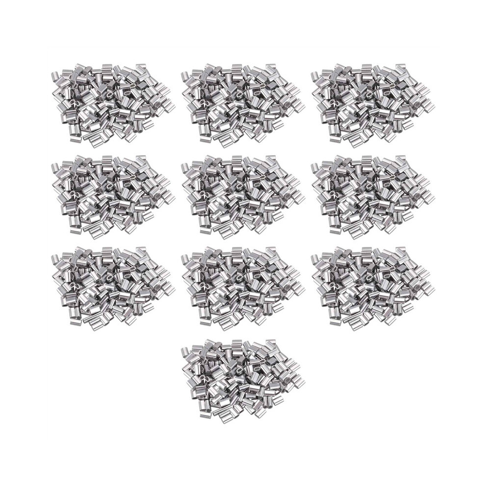 M1.5 Wire Rope Aluminum Ferrule Crimp Wire Rope Chuck Aluminum Jacket 2000 Pieces 4761833207580