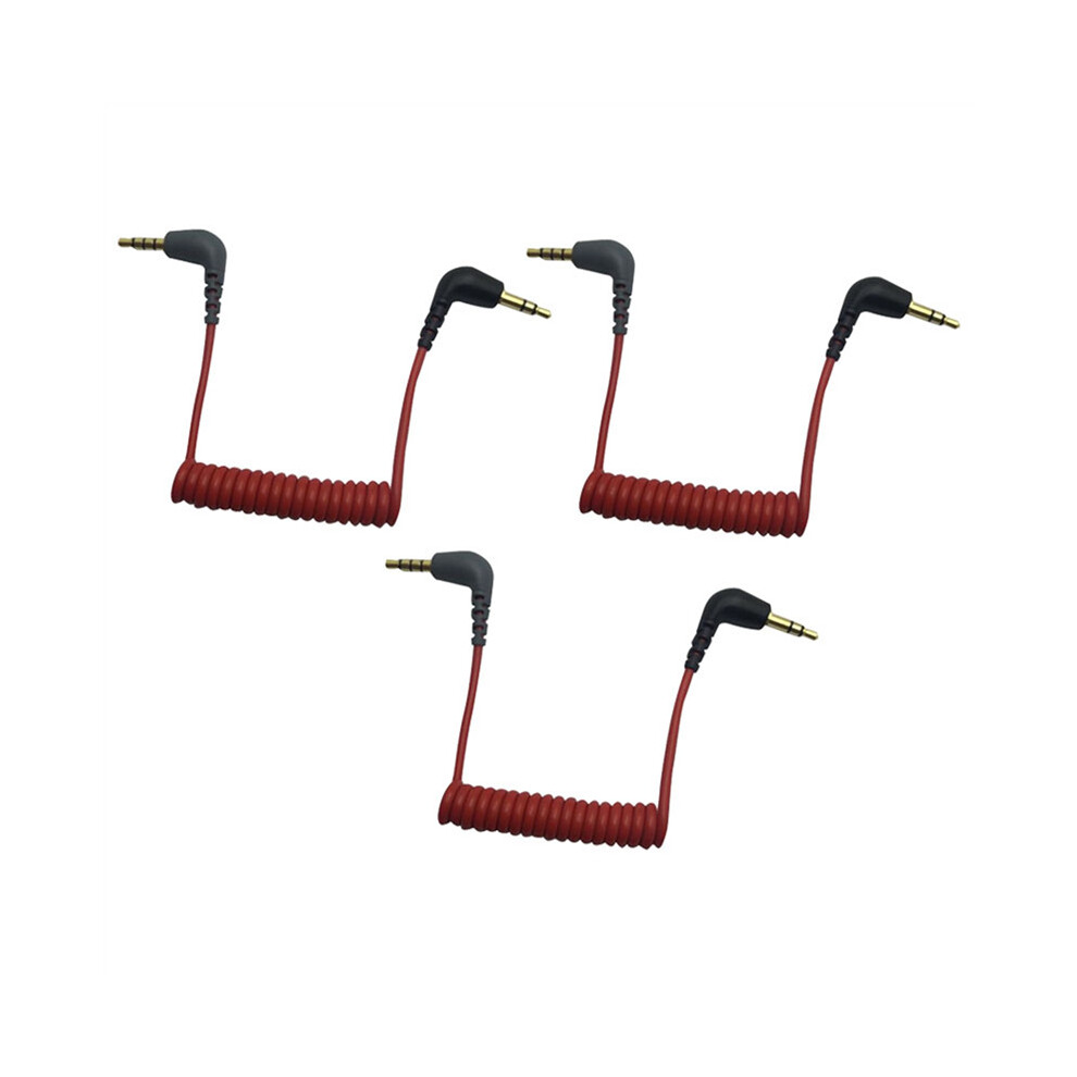 3X Replacement 3.5Mm Trs To 3.5Mm Trrs Adapter Cable For Iphone Rode Sc7 By Videomic Go Video Micro-Type Mics 4761833299349