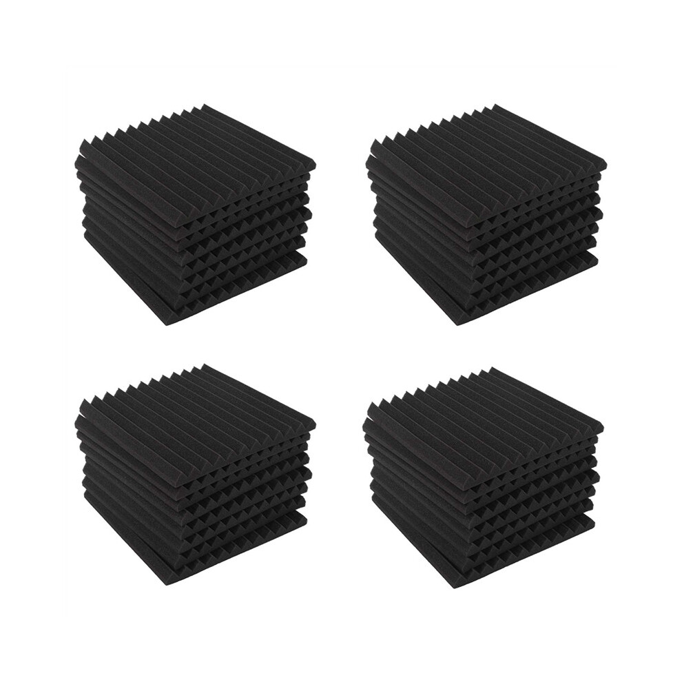 Wedge Acoustic Foam With Adhesive Tape 32 Pcs Soundproof Panels,Silencing Sponge 4761833222736