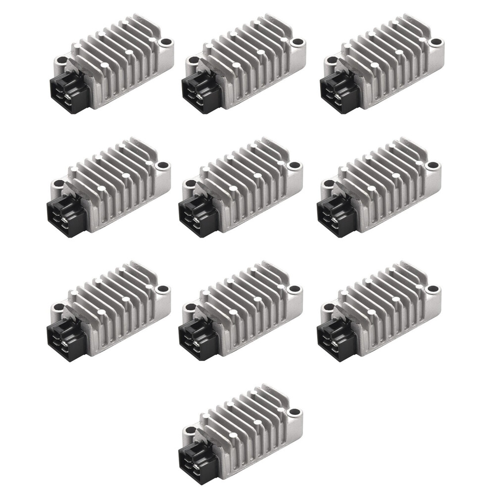10X Aluminum Motorcycle Voltage Regulator Rectifier For Tt250 Tt225 Srx600 Tdm850 Tw200 Fzr400 Fzr600 4761833215974