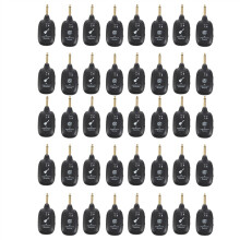 20X UHF Guitar Wireless System Transmitter Receiver Built-in Rechargeable