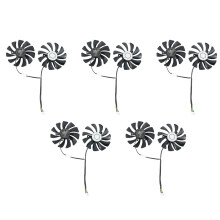 5 Pair Graphics Card Fan 85mm Ha9010H12F-Z 4Pin Cooler Fan Replacement for Gtx 1060 Oc 6G Gtx 960 P106-100 P106