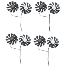 4 Pair Graphics Card Fan 85mm Ha9010H12F-Z 4Pin Cooler Fan for Gtx 1060 Oc 6G Gtx 960 P106-100 P106 Gtx1060 Gtx960