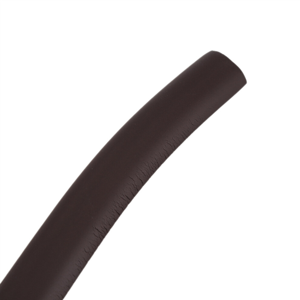 3X 2M Children Protection Table Guard Strip Baby Glass Edge Furniture Horror Crash Bar Corner Foam Bumper Collision Brown Tlily