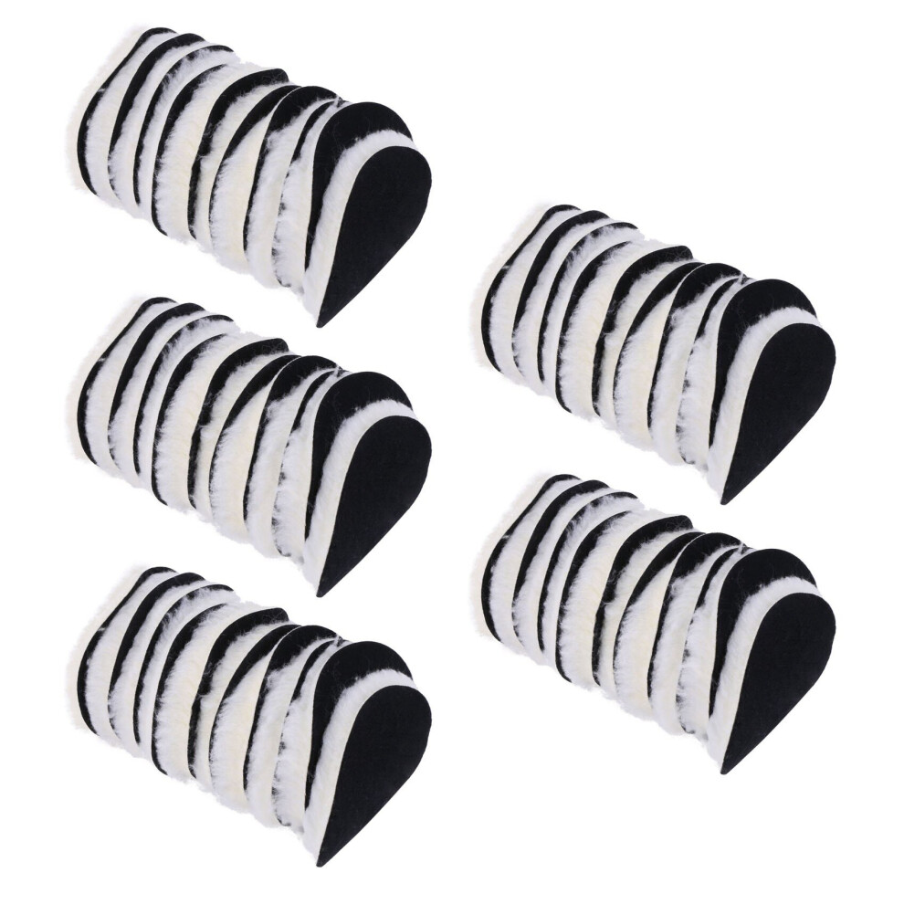 50 Pcs 125 mm Car Polishing Pad 5 Inch Inch Polish Waxing Pads Wool Polisher Car Paint Care Wool Polishing Pad 