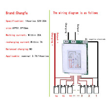 20X 14S 52V 35A -Ion Lipolymer Battery Protection Board BMS PCB Board for E-Bike EScooter