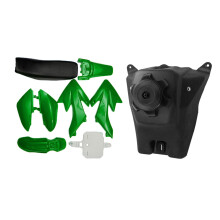 2 Set Car Accessories:1 Set 4-Stroke Crf50 Pit Off-Road Bike Set & 1 Set Gas Fuel Tank Cap for Crf50 Xr50