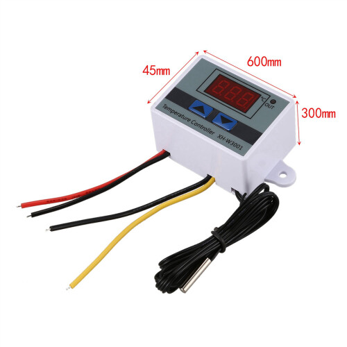 18Pcs 220V 10A Digital LED Temperature Controller Thermostat Control ...