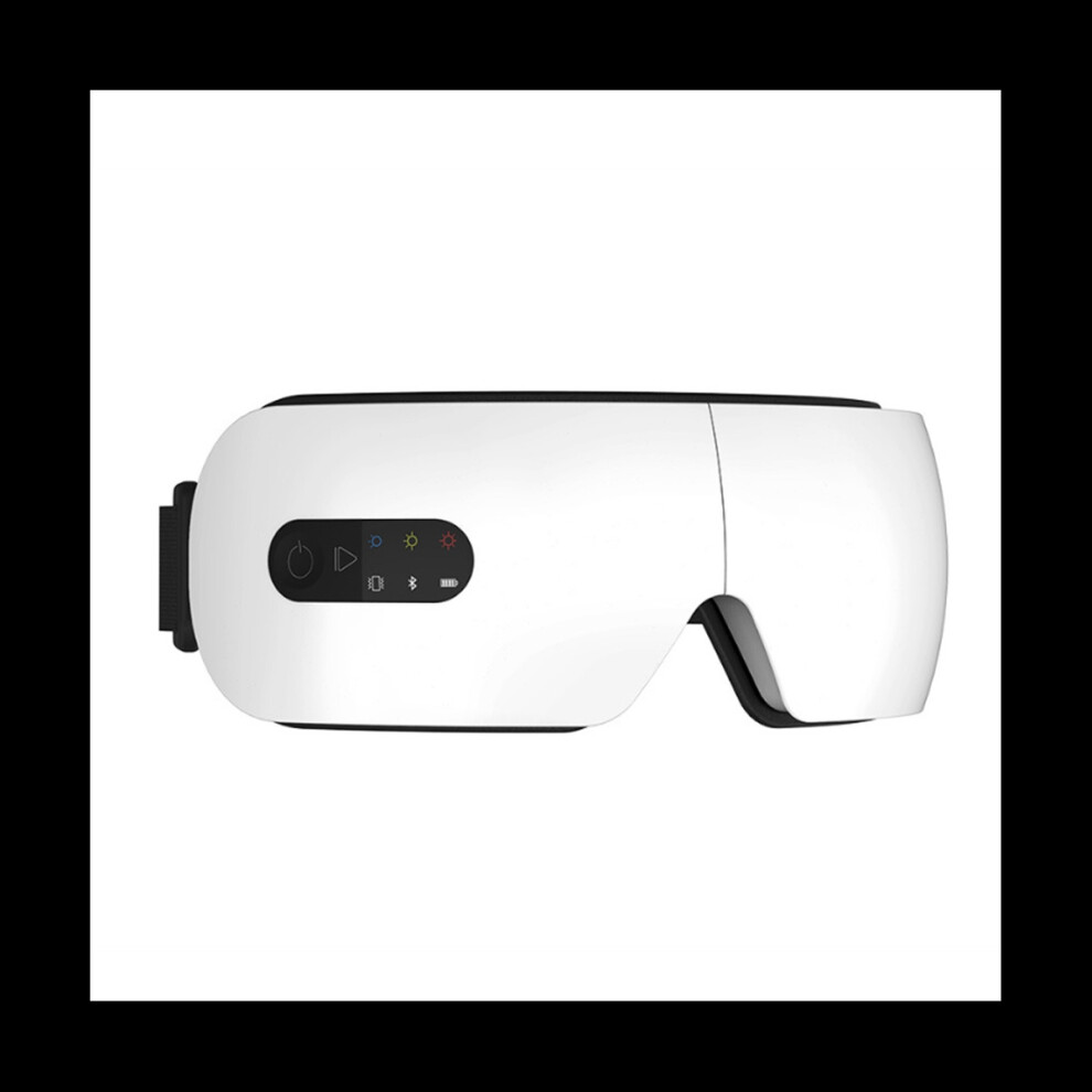Tlily Eye Massager Vibration Massage Hot Compress Bluetooth Music Eye Protection Relieve Fatigue Led Display(A)