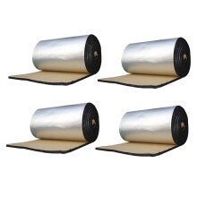 4Pcs 50X200cm Sound Deadener Car Insulation Bloack Heat&Sound Thermal Proofing Pad Auto Parts for Automobiles