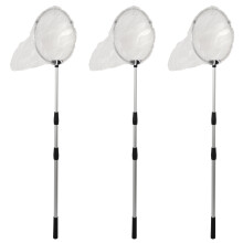 3X Bug Net Butterfly Catching Net Nylon Net with Telescopic Handle for Adults & Kids,Extendible From 37 Inch to 68 Inch