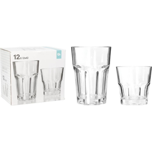DRINKING GLASS SET/12PCS