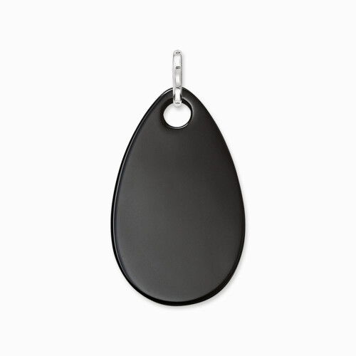 Thomas Sabo Thomas Sabo Black Onyx Large Teardrop Pendant PE538-024-11