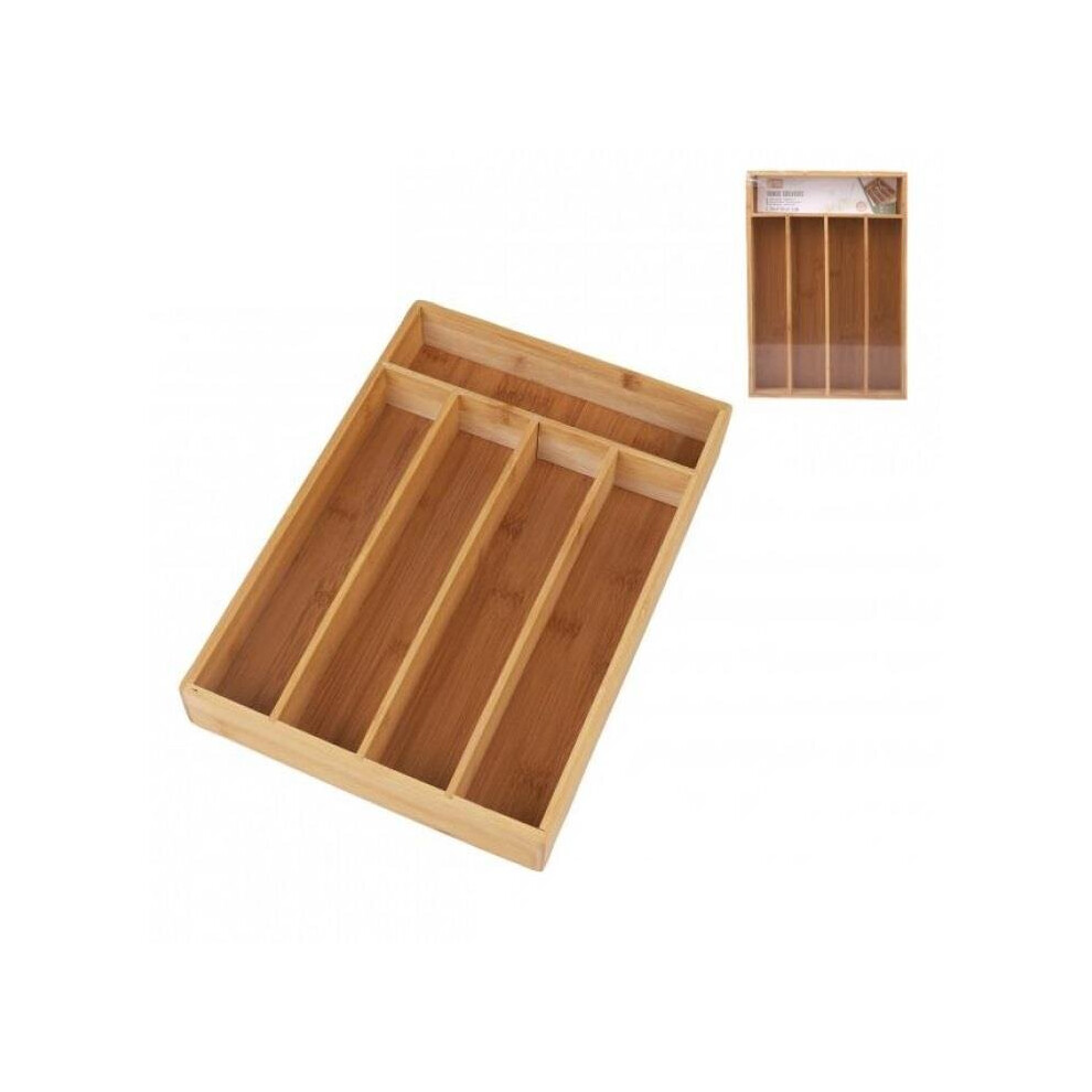 Import Distribution Fornord 5 Compartment Bamboo Box 32X23x4.5cm