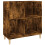 VidaXL (smoked oak) vidaXL Record Cabinet Record Player Stand Sideboard Engineered Wood 2