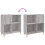 VidaXL (grey sonoma) vidaXL Record Cabinet Record Player Stand Sideboard Engineered Wood 7