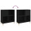 VidaXL (black) vidaXL Record Cabinet Record Player Stand Sideboard Engineered Wood 7