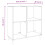 VidaXL (smoked oak) vidaXL Record Cabinet Record Player Stand Sideboard Engineered Wood 9