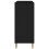 VidaXL (black) vidaXL Record Cabinet Record Player Stand Sideboard Engineered Wood 6