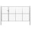 VidaXL vidaXL Gartentor Stahl 350 x 150 cm Silbern 1