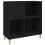 VidaXL (black) vidaXL Record Cabinet Record Player Stand Sideboard Engineered Wood 1