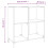 VidaXL (grey sonoma) vidaXL Record Cabinet Sideboard Side Cabinet Engineered Wood 4
