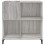 VidaXL (grey sonoma) vidaXL Record Cabinet Sideboard Side Cabinet Engineered Wood 5