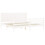 VidaXL (white, 200 x 200 cm) vidaXL Bed Frame Bed Base with Headboard Honey Brown Small Double Solid Wood 5