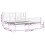 VidaXL (white, 200 x 200 cm) vidaXL Bed Frame Bed Base with Headboard Honey Brown Small Double Solid Wood 4