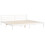 VidaXL (white, 200 x 200 cm) vidaXL Bed Frame Bed Base Platform Bed with Headboard Black Single Solid Wood 8