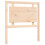 VidaXL (brown, 100 x 200 cm) vidaXL Bed Frame Bed Base Platform Bed with Headboard Black Single Solid Wood 8