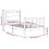 VidaXL (black, 75 x 190 cm) vidaXL Bed Frame Bed Base Platform Bed with Headboard King Size Solid Wood 4