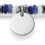 Thomas Sabo Thomas Sabo Silver Disc Blue Black White Stone Bracelet LBA0023-829-7 3