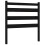 VidaXL (black, 75 x 190 cm) vidaXL Bed Frame Bed Base Platform Bed with Headboard Black Double Solid Wood 8