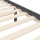 VidaXL (grey, 200 x 200 cm) vidaXL Bed Frame Platform Bed with Headboard White Super King Size Solid Wood 10