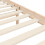 VidaXL (brown, 75 x 190 cm) vidaXL Bed Frame Platform Bed with Headboard Black Small Single Solid Wood 10