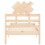 VidaXL (brown, 75 x 190 cm) vidaXL Bed Frame Platform Bed with Headboard Black Small Single Solid Wood 6