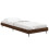 VidaXL (brown oak, 75 x 190 cm) vidaXL Bed Frame Bedroom Platform Bed Frame Bedstead Bed Base Engineered Wood 3