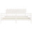 VidaXL (white, 200 x 200 cm) vidaXL Bed Frame Platform Bed with Headboard Black Small Single Solid Wood 6