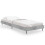 VidaXL (concrete grey, 75 x 190 cm) vidaXL Bed Frame Bedroom Platform Bed Frame Bedstead Bed Base Engineered Wood 1