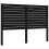 VidaXL (black, 135 x 190 cm) vidaXL Bed Frame Platform Bed with Headboard White Small Double Solid Wood 8