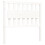 VidaXL (white, 100 x 200 cm) vidaXL Bed Frame Bed Base Platform Bed with Headboard Grey Single Solid Wood 9