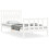 VidaXL (white, 100 x 200 cm) vidaXL Bed Frame Bed Base Platform Bed with Headboard Grey Single Solid Wood 1
