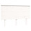 VidaXL (white, 120 x 200 cm) vidaXL Bed Frame Bed Base Platform Bed with Headboard White Single Solid Wood 8